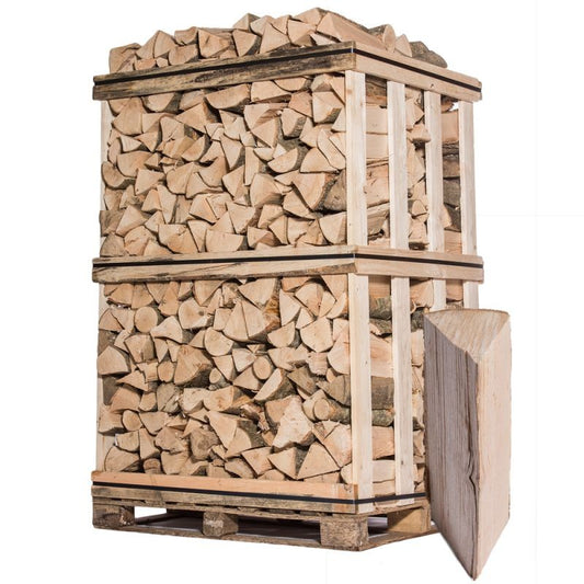 Brandhout – 33 cm – Gemengd hardhout – Pallet 2 m3 – 2,9 ster