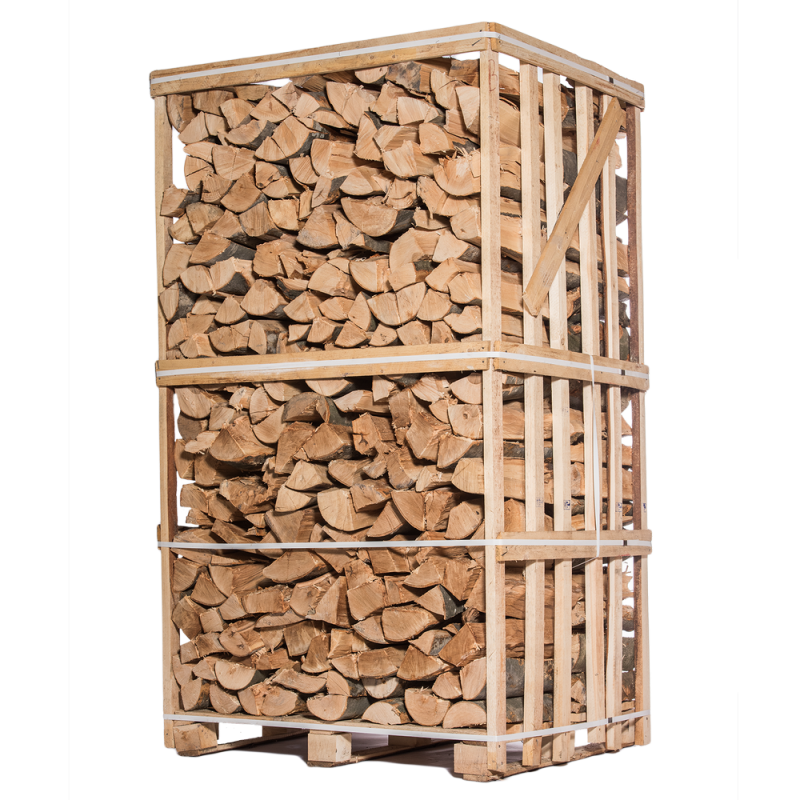 Brandhout – 45 cm – Gemengd hardhout – Pellet 2 m3 – 2,6 kubieke meter